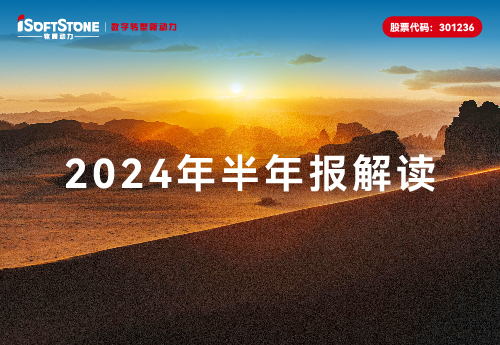 软通动力2024半年报：营收大幅增长，Q2收入利润显著提升，整体业务企稳向好